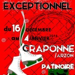 ANIMATION DE NOEL 
PATINEZ A CRAPONNE DU 16 DECEMBRE AU 04 JANVIER 2016