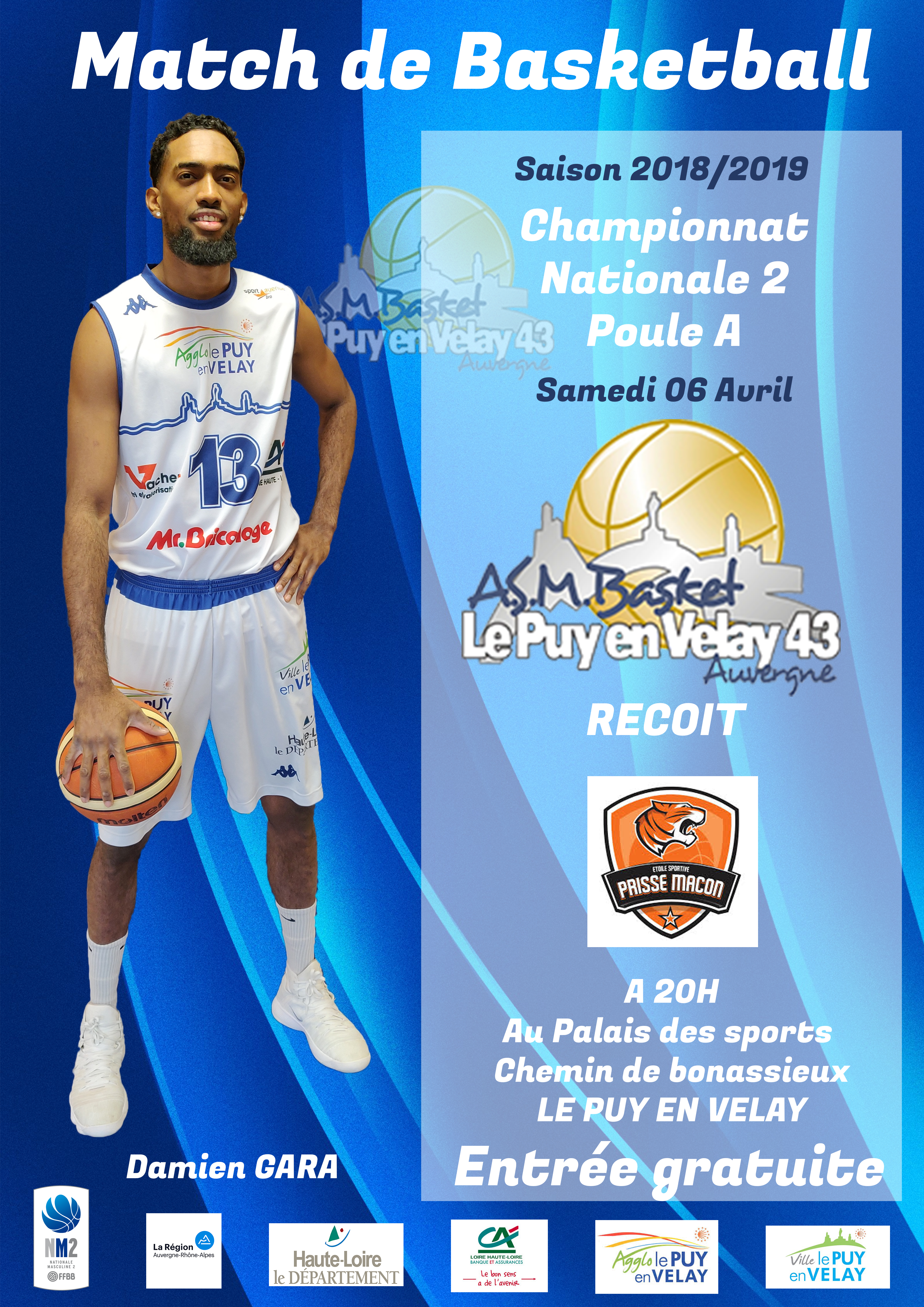 Prisse Le Nationale Avant 20h 060419 Puy Basket 2 Asmb Mâcon Match ZkiuOPTX