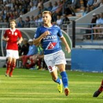 SPORTS . FOOTBALL . NATIONAL . US CONCARNEAU . le concarnois Valentin LAVIGNE (photo C. ROSE)