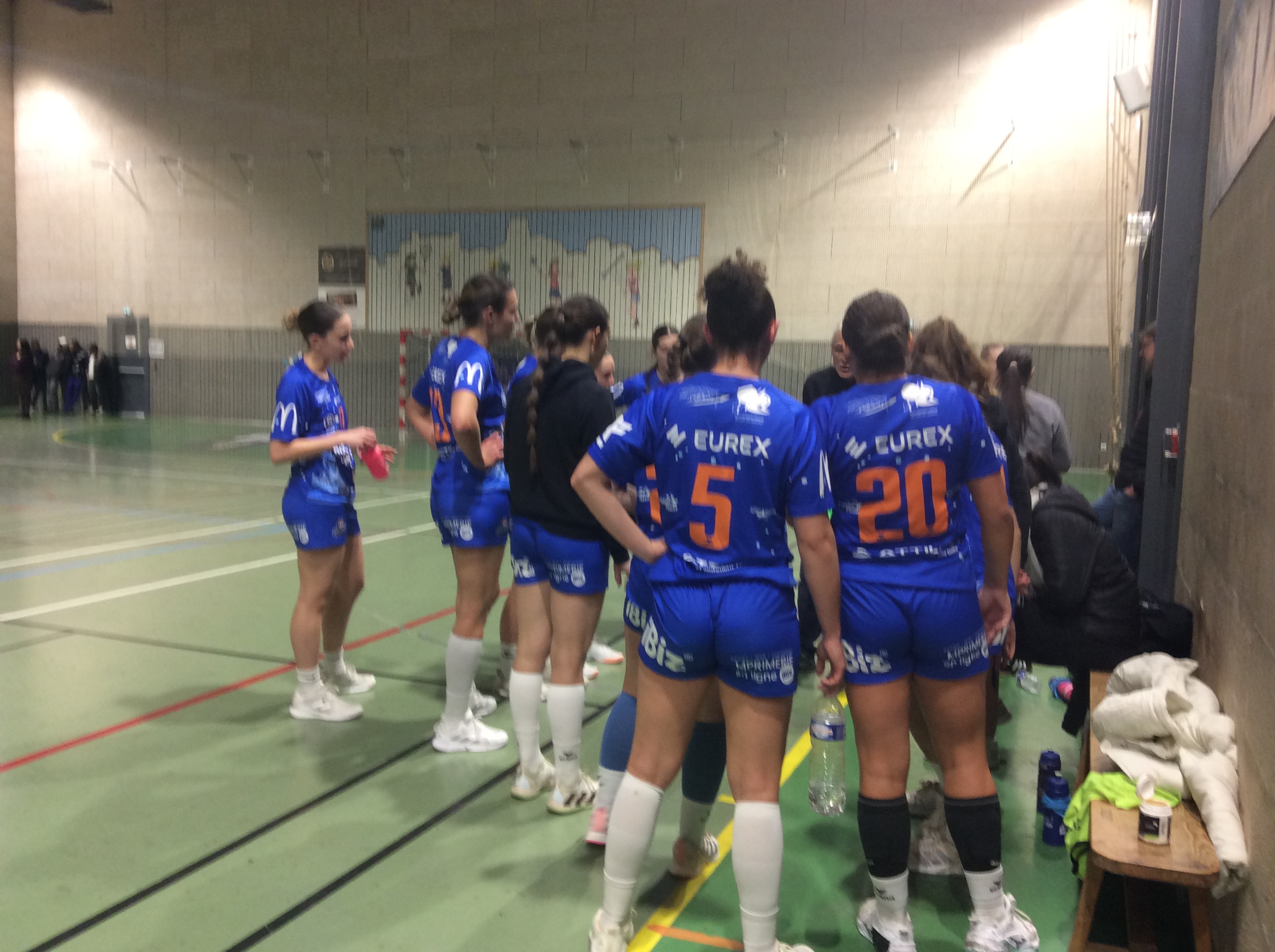 n2f hanball mazan 28-33 st germain Blavozy réaction après match