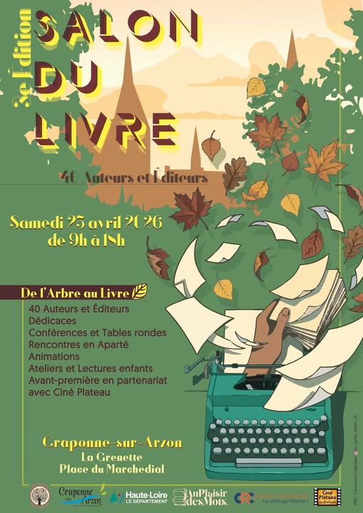 salon du livre Craponne sur Arzon 250426