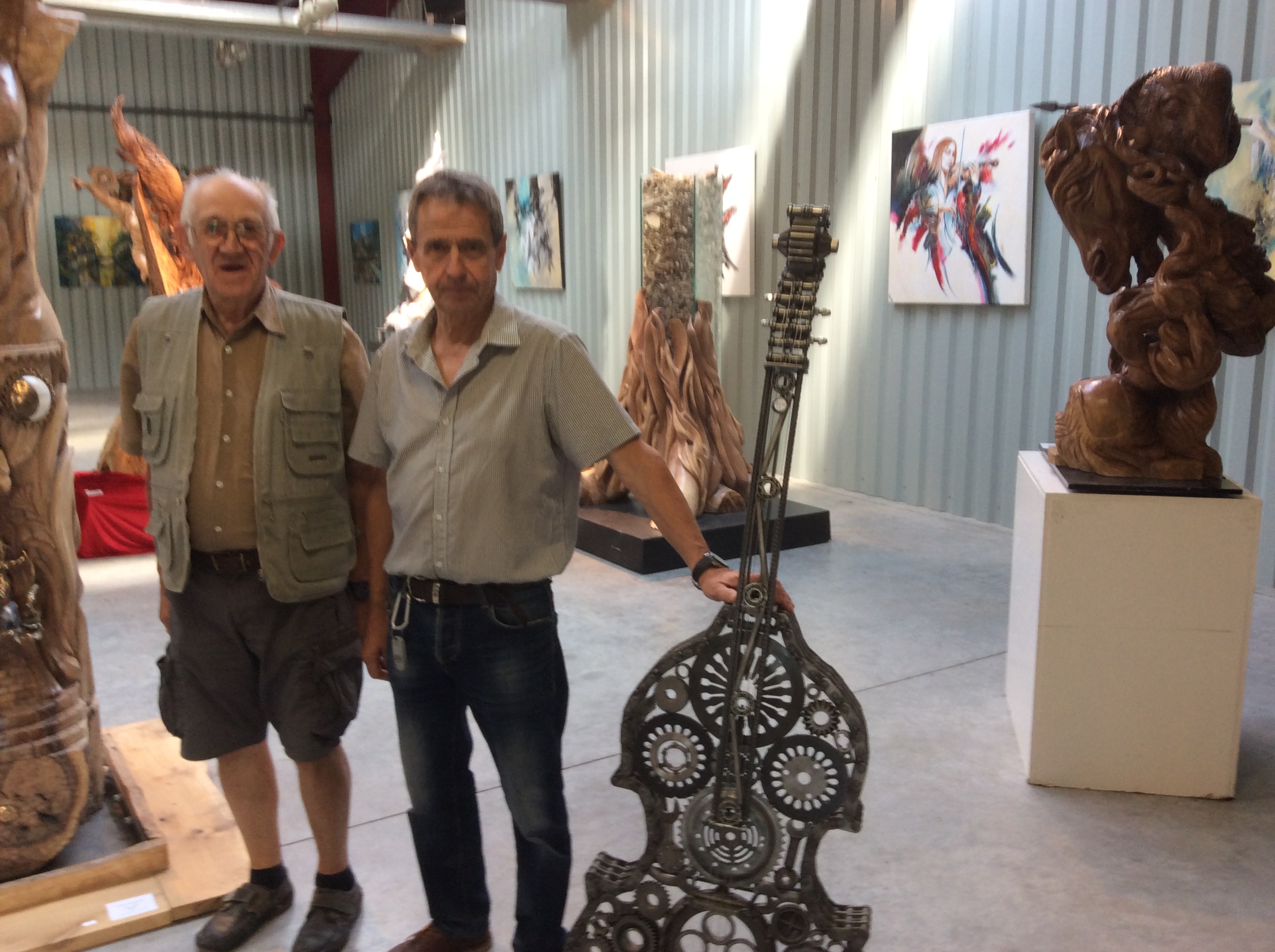expo Jean Michel Chapuis Craponne sur Arzon za Rechimas jusqu&rsquo;au 30/08